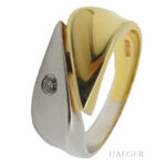 ring gelbgold weißgold mit diamant Vorschau