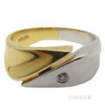 ring gelbgold weißgold mit diamant Vorschau