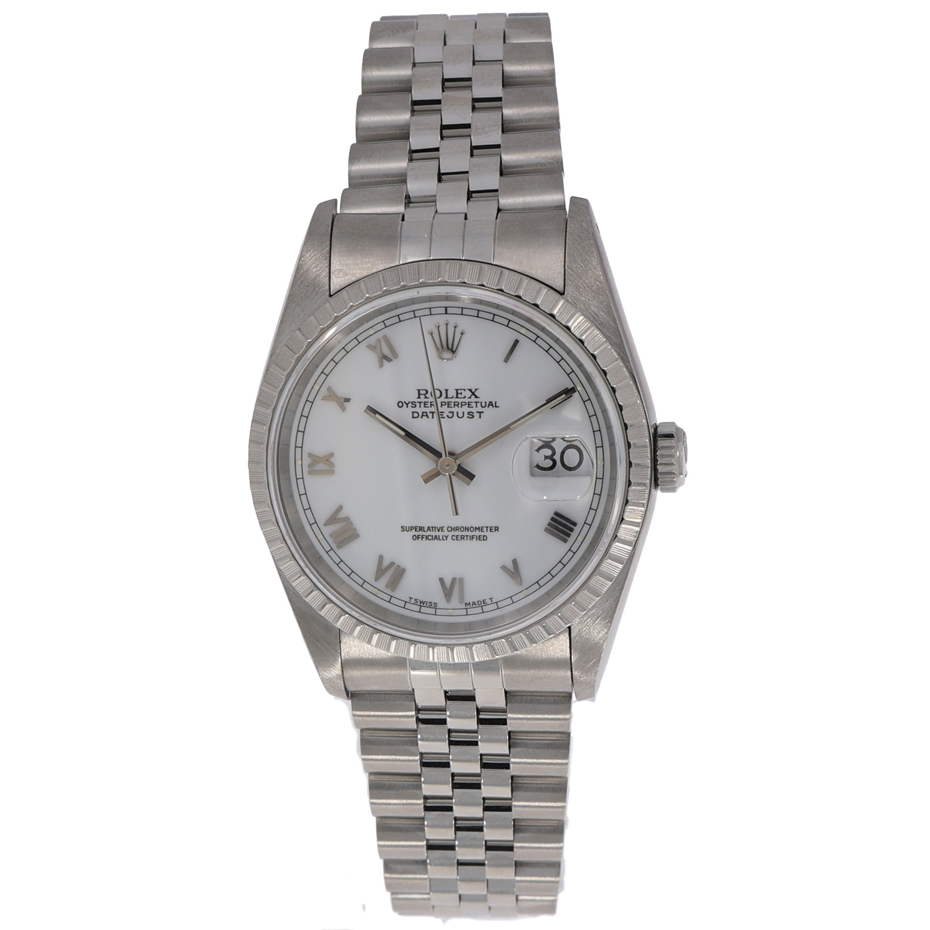 rolex datejust 36 stahl uhr