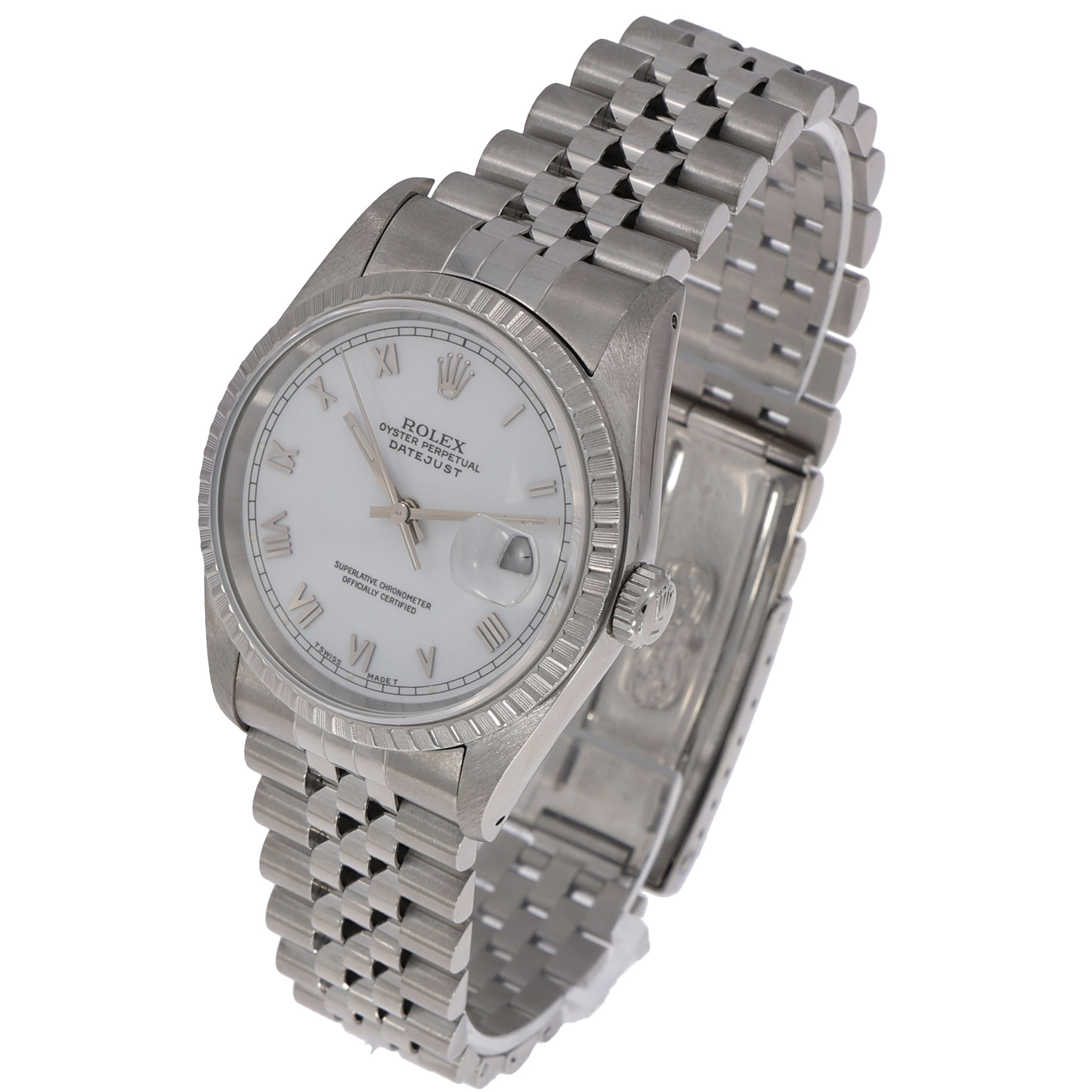 rolex datejust 36 stahl uhr