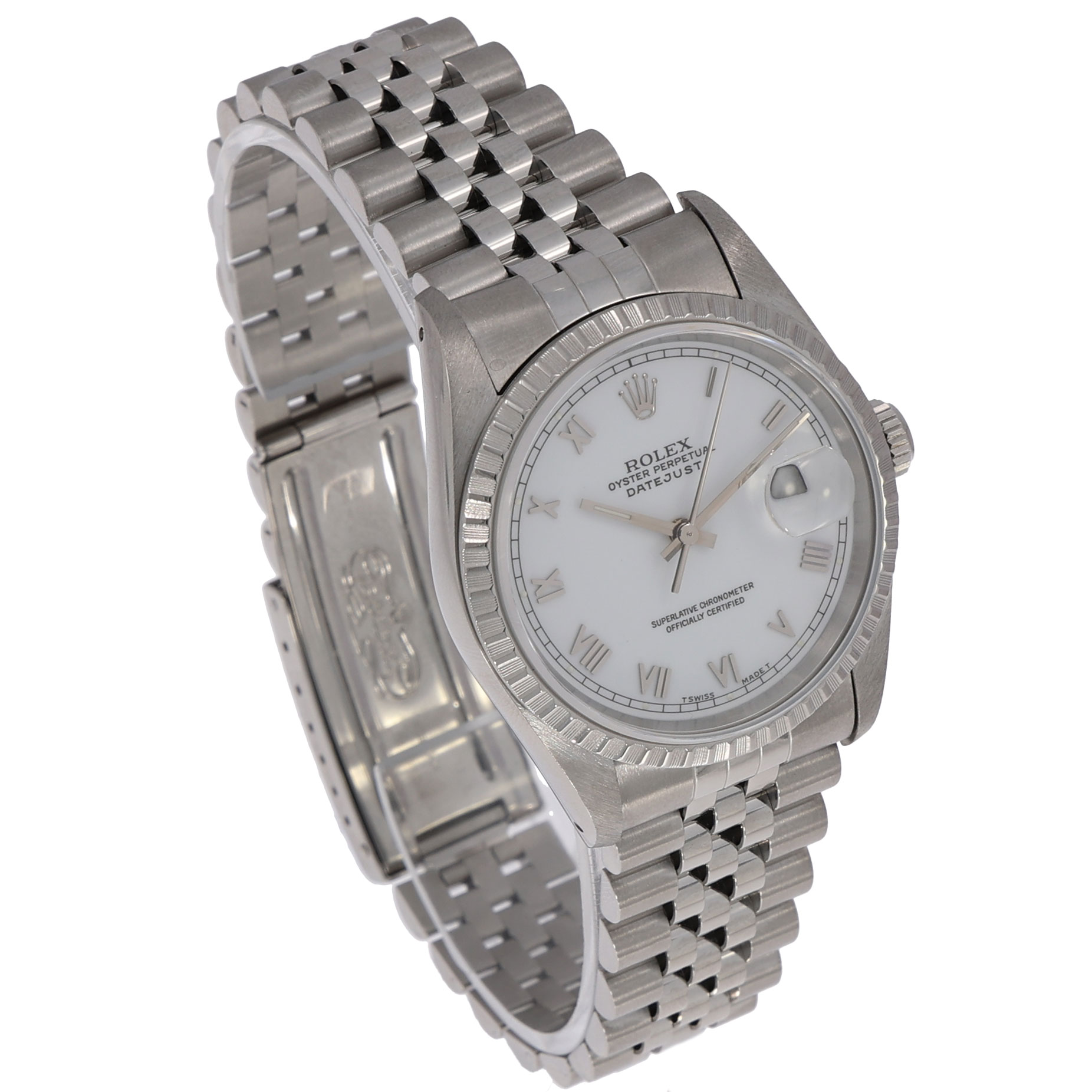 rolex datejust 36 stahl uhr