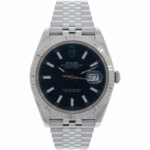 Rolex Datejust 41 mm blaues Zifferblatt Jubilee Band Vorschau