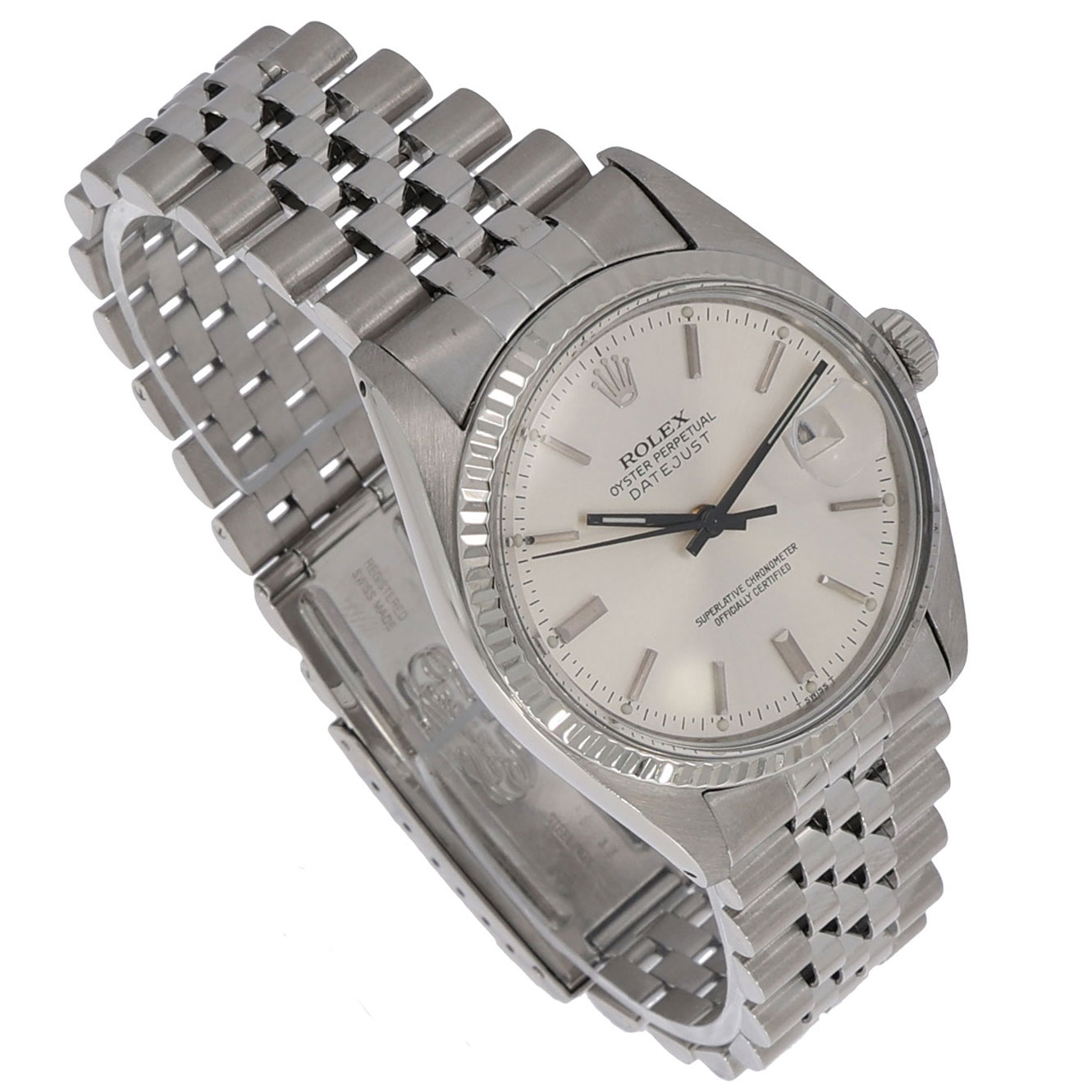 Rolex Datejust 36 Ref. 16014 Steel/Whitegold 18K Bezel 1979 LC 100 - Bild 2