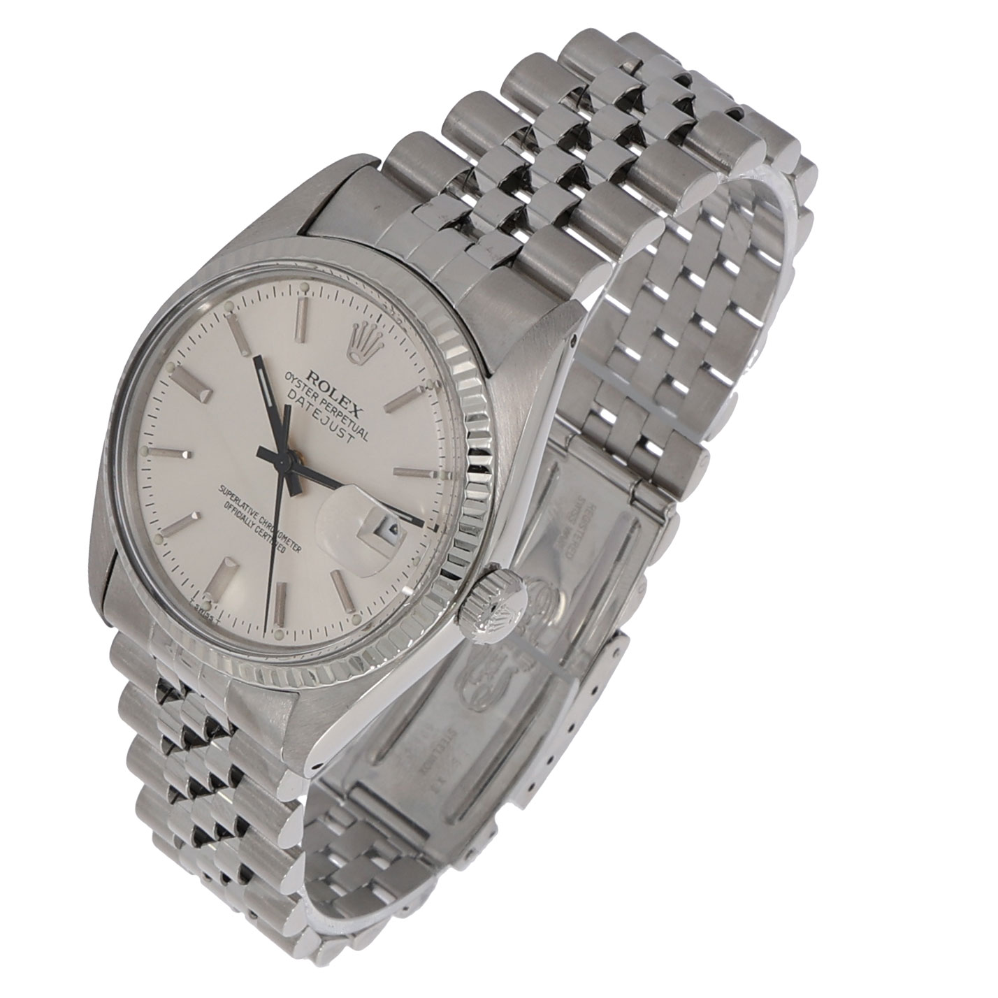 Rolex Datejust 36 Ref. 16014 Steel/Whitegold 18K Bezel 1979 LC 100 - Bild 3