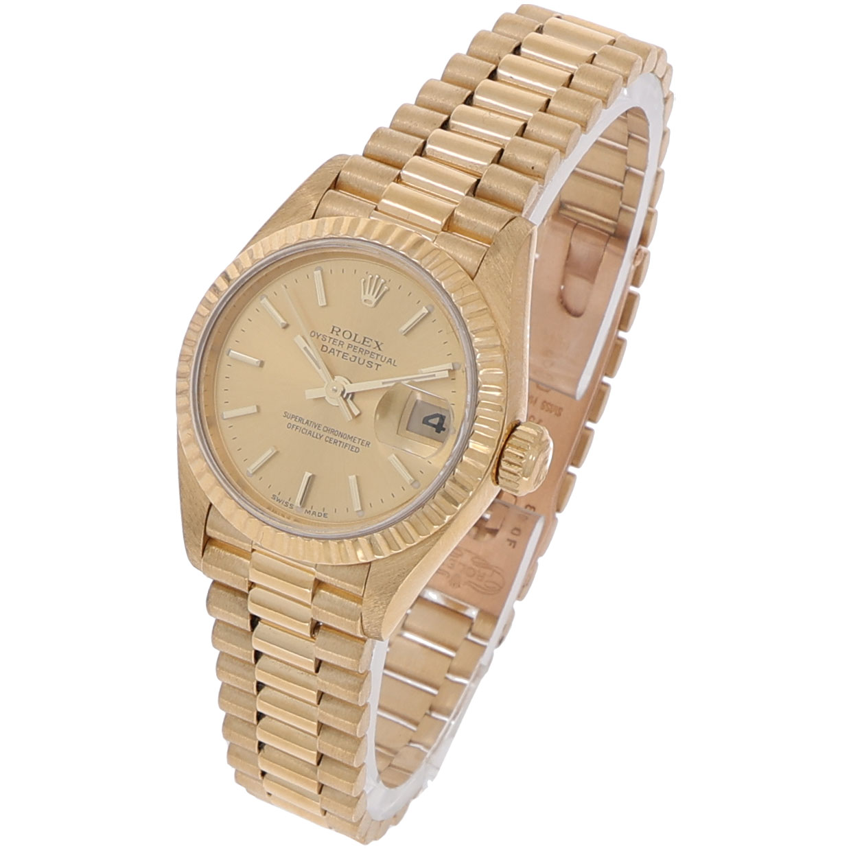 Rolex Lady-Datejust 26 Ref. 69178 18K Gold Jubilée 1986 Vintage Watch