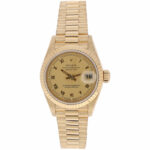 Rolex Lady Datejust 26 Gold Factory Diamond Dial+Bezel Vintage Uh Vorschau