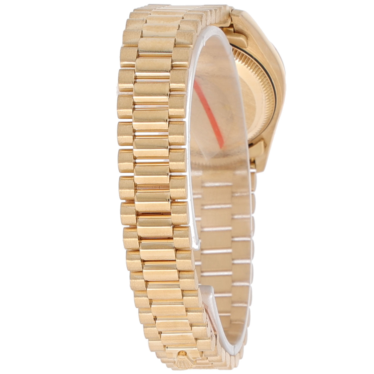 Rolex Lady Datejust 26 Gold Factory Diamond Dial+Bezel Vintage Uh