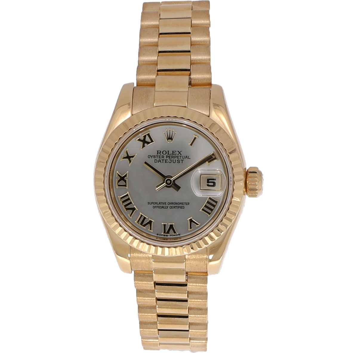 Rolex Lady-Datejust 26 Ref. 179178 18 K Gold President 2004