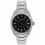 Rolex Milgauss Stahl Uhr schwarzes Ziffernblatt Vorschau