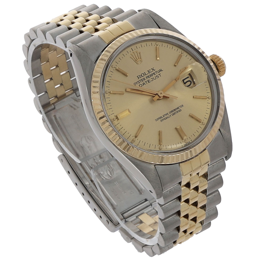 Rolex Datejust 36 Ref. 16013 Steel/Gold18K champagne dial Jubilée ca 1980