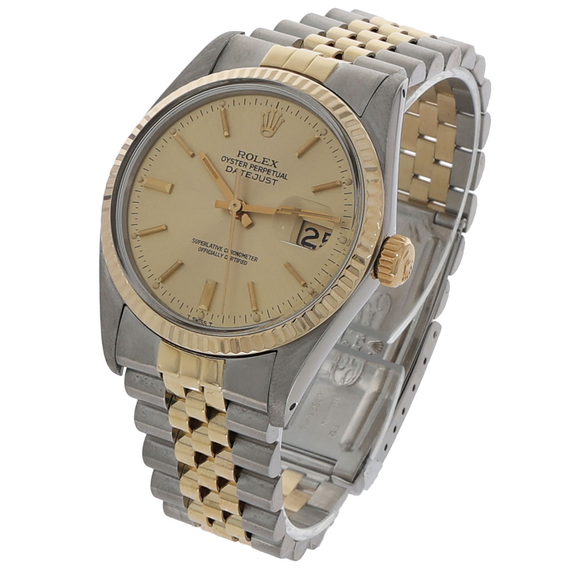 Rolex Datejust 36 Ref. 16013 Steel/Gold18K champagne dial Jubilée ca 1980