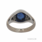 Saphir Diamant Ring Größe 51 Weißgold 18 Karat Vorschau