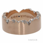 Schmuckwerk Ring Rosegold Groesse 58 mit Diamanten Vorschau