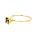 Ring mit Peridot | Gr. 54 | 750/- Gelbgold - Bild 3 Vorschau