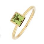 Ring mit Peridot | Gr. 54 | 750/- Gelbgold Vorschau
