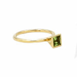 Ring mit Peridot | Gr. 54 | 750/- Gelbgold - Bild 2 Vorschau