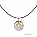 Bulgari Tondo Sun Collier Edelstahl, Gelbgold 18 Karat Vorschau