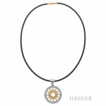 Bulgari Tondo Sun Collier Edelstahl, Gelbgold 18 Karat Vorschau