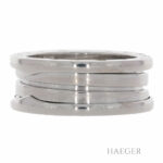 Bulgari B.Zero 2-Band Ring Gr. 57 Weißgold 750/ 18 Karat - Bild 2 Vorschau