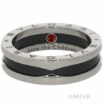 Bulgari save the children Ring Gr. 60 Silber 925 mit Originalbox - Bild 2 Vorschau
