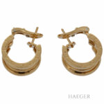 Bulgari B-Zero Ohrringe Gelbgold 750/ 18 Karat mit Originalbox - Bild 3 Vorschau