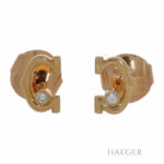 Cartier Ohrstecker Gelbgold 750/ 18 Karat mit 0,04 ct Diamanten Vorschau