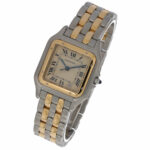 Cartier Panthère Ref. 83949 Steel 2 row Gold 1990's Vintage Watch Vorschau