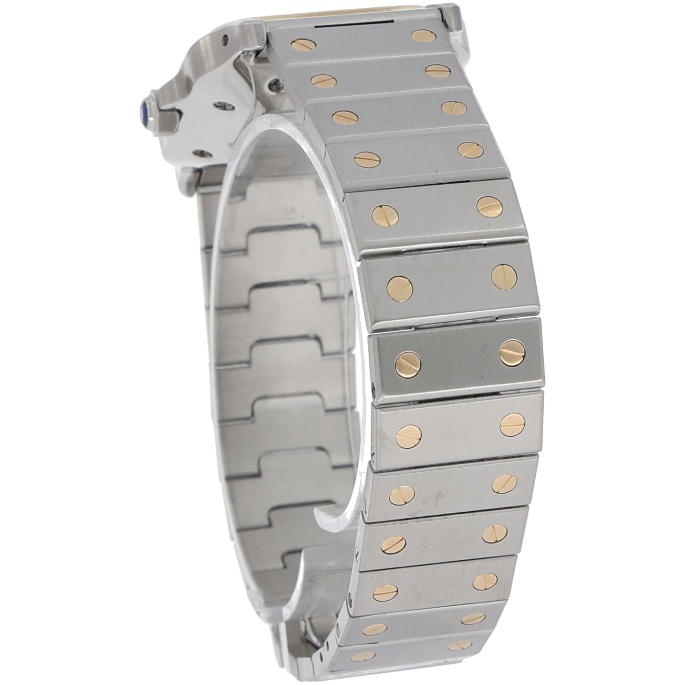 Cartier Santos Carree Ref. 2961 Steel/Gold 18K automatic 1990's Vintage Watch