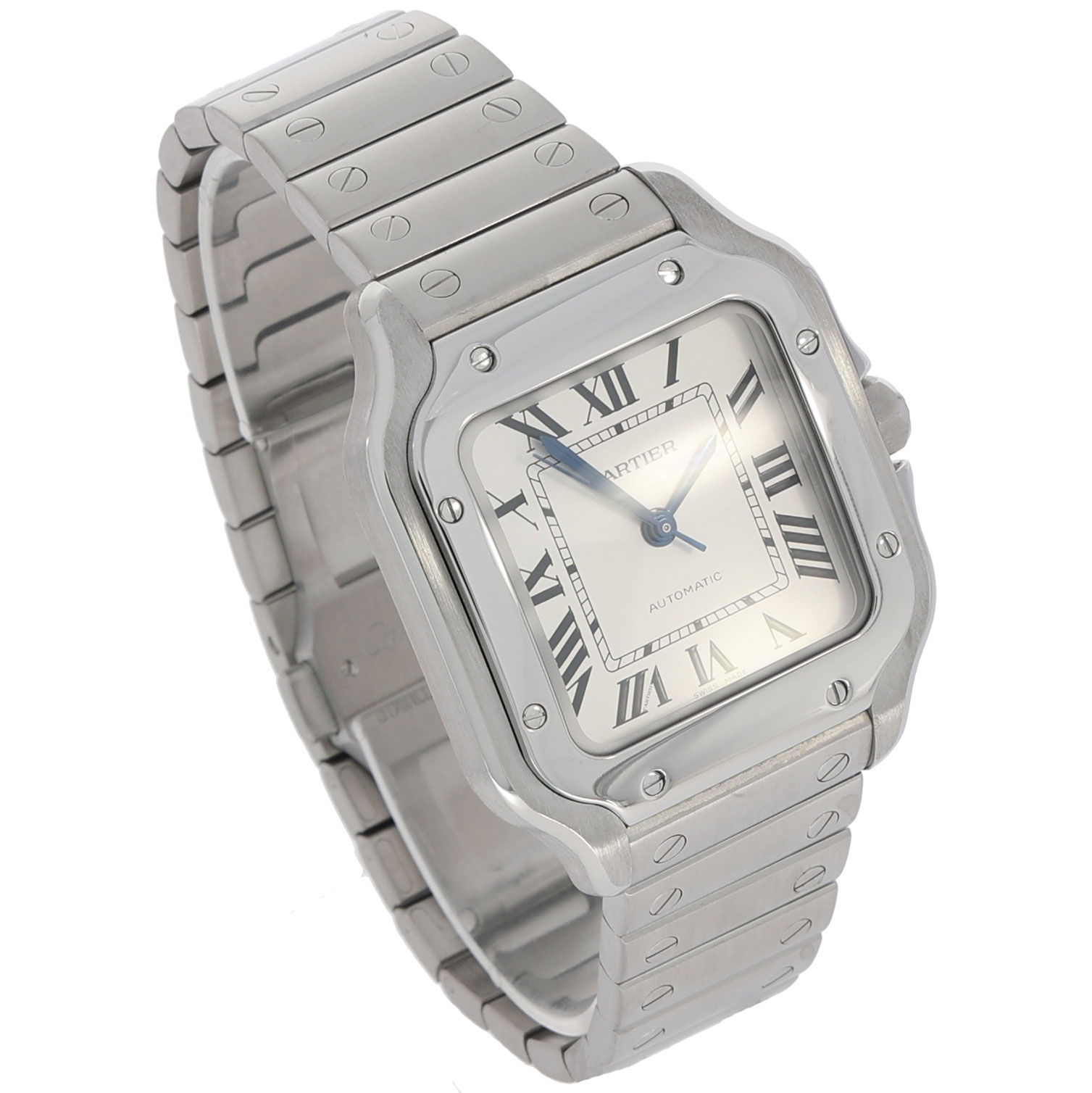 Cartier Santos De Cartier Ref. WSSA0029 Steel white dial Full Set 2021
