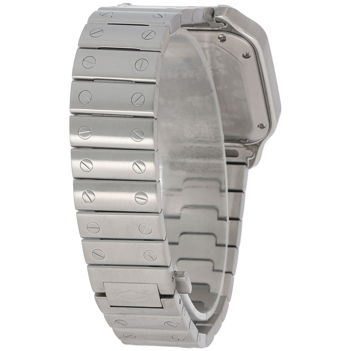 Cartier Santos De Cartier Ref. WSSA0029 Steel white dial Full Set 2021