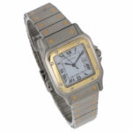 Cartier Santos Carree Ref. 2961 Steel/Gold 18K with Papers 1989's Vintage Watch+Papers Vorschau