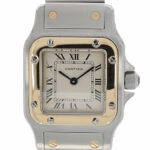 Cartier Santos Galbée Lady Galbée Steel/Gold 18K champagne dial ca. 1990's Vintage Watch Vorschau