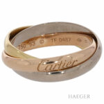 Cartier Trinity Ring Gr. 53 Tricolor 750/ 18 Karat mit Originalbox Vorschau