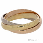 Cartier Trinity Ring Gr. 53 Tricolor 750/ 18 Karat mit Originalbox Vorschau