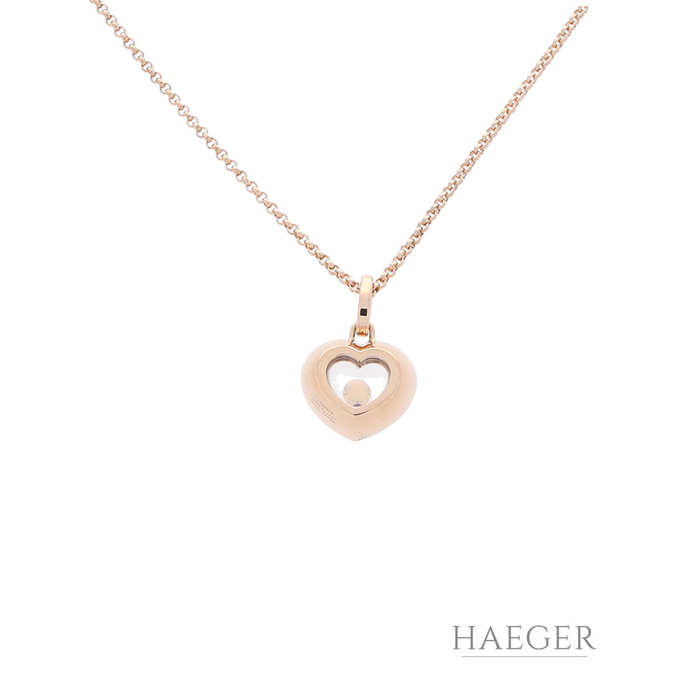 Chopard Happy Hearts Roségold 750 / 18K mit Diamant