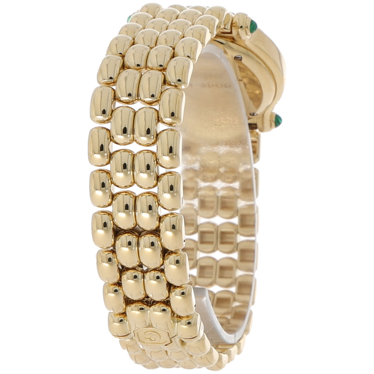 Chopard Happy Sport Gold 18K Emeralds Floating Diamonds +Papers 1998