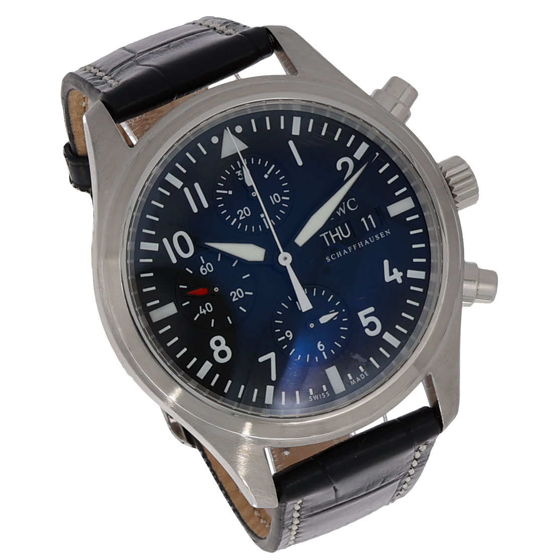IWC Fliegeruhr Chronograph Ref. 371701 Black Dial ca. 2010