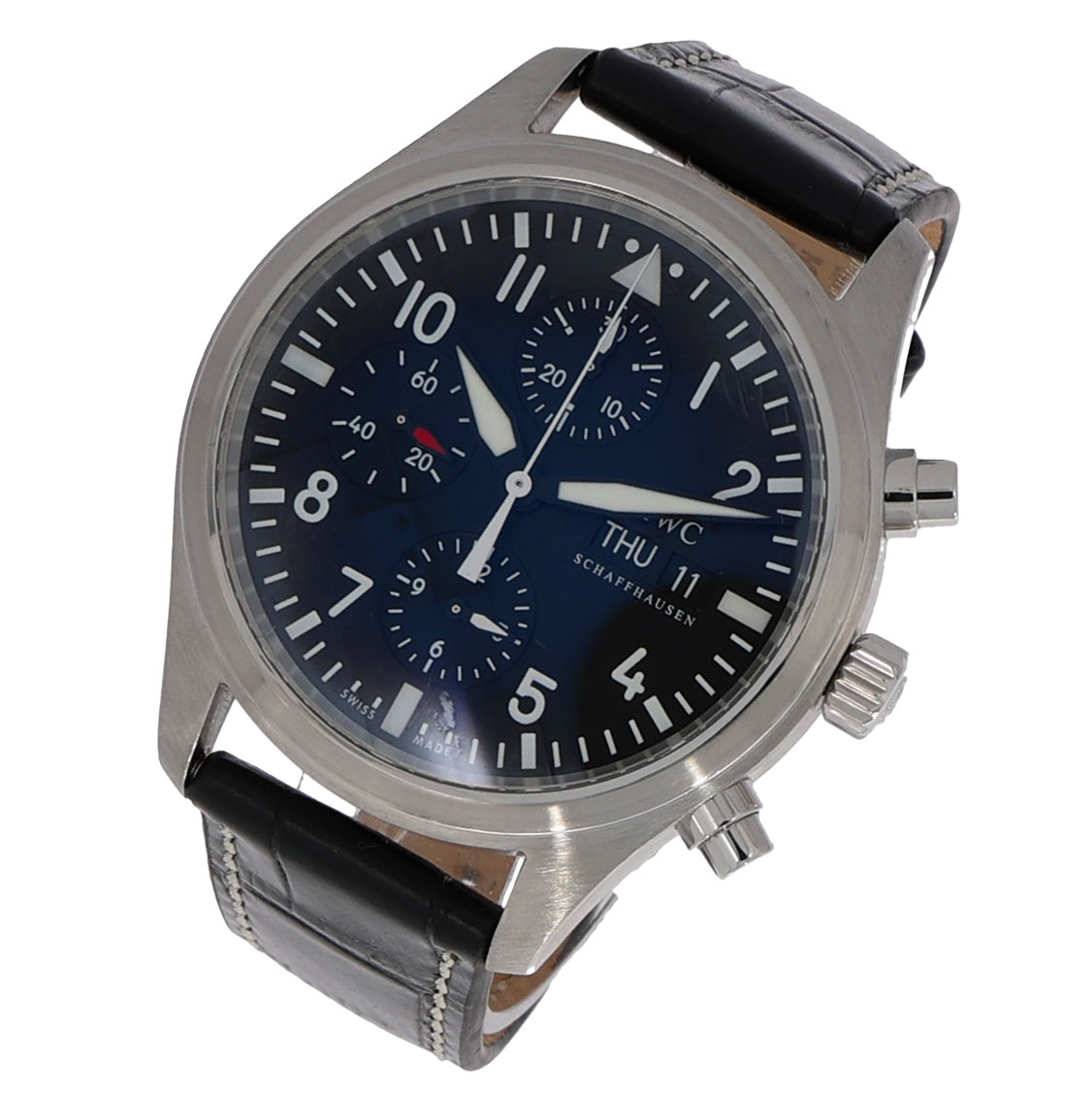 IWC Fliegeruhr Chronograph Ref. 371701 Black Dial ca. 2010