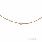 Niessing Collier ca. 40 cm Gelbgold 750/ 18 Karat mit 0,15 ct Diamant Vorschau