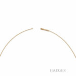 Niessing Collier ca. 40 cm Gelbgold 750/ 18 Karat mit 0,15 ct Diamant - Bild 4 Vorschau
