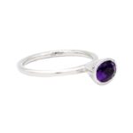 Amethyst Ring Gr. 54 Weißgold 750/ 18 Karat Vorschau