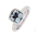 Aquamarin Ring Gr. 54 Weißgold 750/ 18 Karat Vorschau