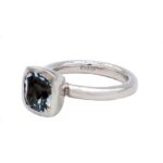 Aquamarin Ring Gr. 54 Weißgold 750/ 18 Karat Vorschau