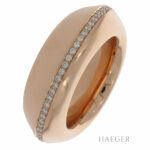 Ring Gr. 56 Roségold 750/ 18 Karat mit 0,44 ct Diamanten Vorschau
