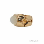 Jochen Pohl Ring Gr. 57  Roségold 750/ 18 Karat mit Mondstein - Bild 2 Vorschau