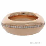 Ring Gr. 56 Roségold 750/ 18 Karat mit 0,44 ct Diamanten Vorschau