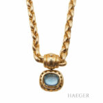 Topasset Collier 52 cm Gelbgold 585/ 14 Karat und Ohrstecker Gelbgold 750/ 18 Karat Vorschau