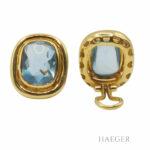 Topasset Collier 52 cm Gelbgold 585/ 14 Karat und Ohrstecker Gelbgold 750/ 18 Karat Vorschau