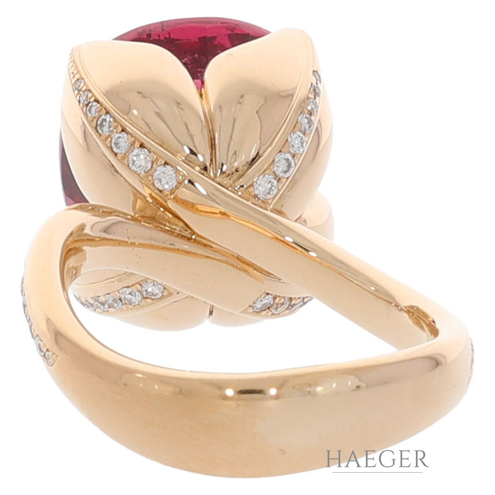 Tamara Comolli Ring Gr. 52 Roségold 750/ 18 Karat mit 0,30 ct. Diamanten