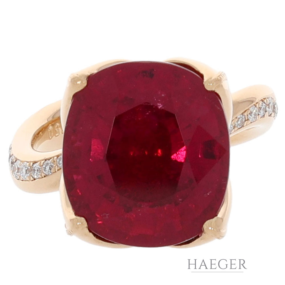 Tamara Comolli Ring Gr. 52 Roségold 750/ 18 Karat mit 0,30 ct. Diamanten
